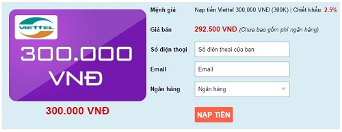 Nạp card điện thoại Viettel online mệnh giá cao đem lại nhiều lợi ích