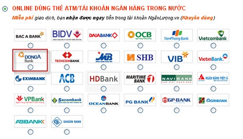 Nạp tiền Viettel online bằng thẻ DongAbank rất tiện ích